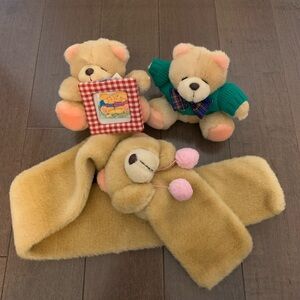 Forever Friends Stuffed Toy | Vintage Toy | Forever Friends Scarf